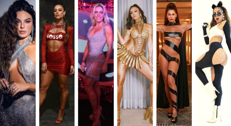 Fantasias sensuais para Carnaval (Fotos: Instagram/Reprodução)