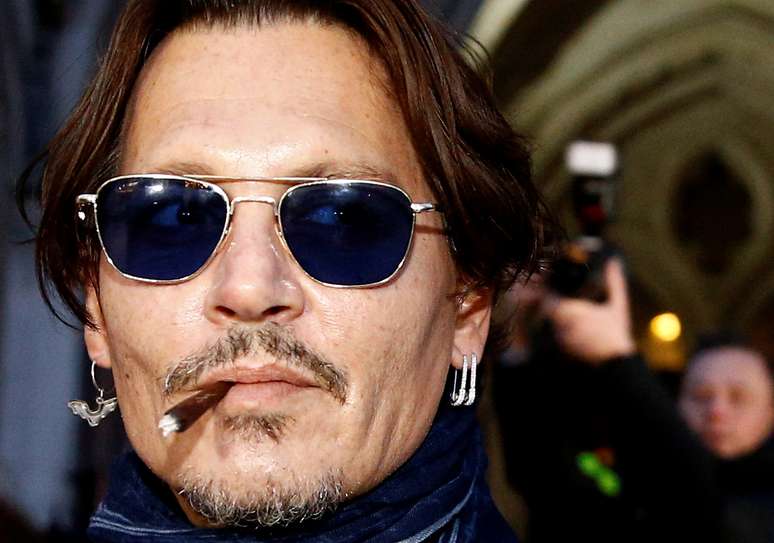 Ator Johnny Depp deixa tribunal em Londres
26/02/2020 REUTERS/Henry Nicholls 