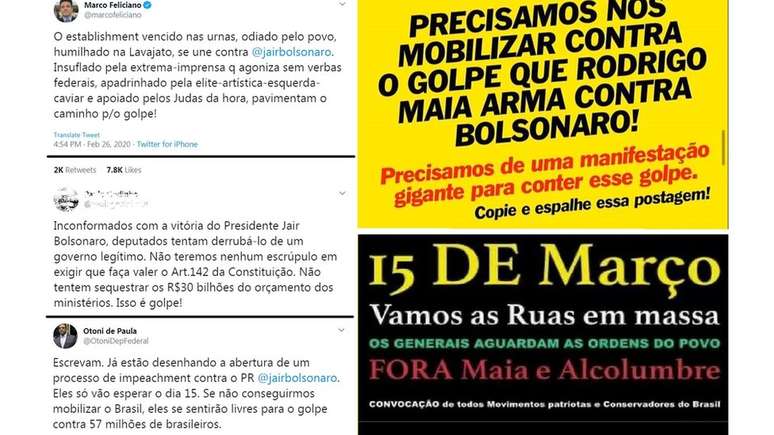 Suposto "golpe parlamentar" em curso virou principal argumento ventilado por parlamentares e apoiadores dos protestos para arrebanhar adeptos e justificar pedidos como os de "intervenção militar"