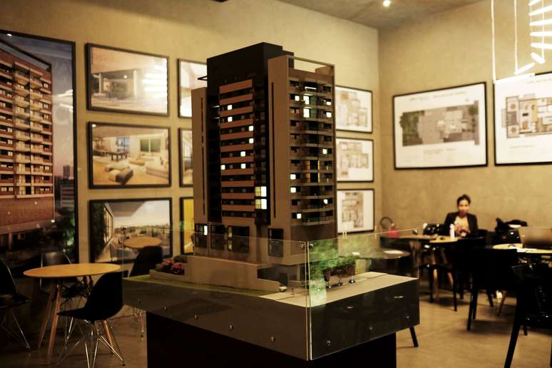 Showroom de construtora em S&atilde;o Paulo. 25/4/2018. REUTERS/Nacho Doce 