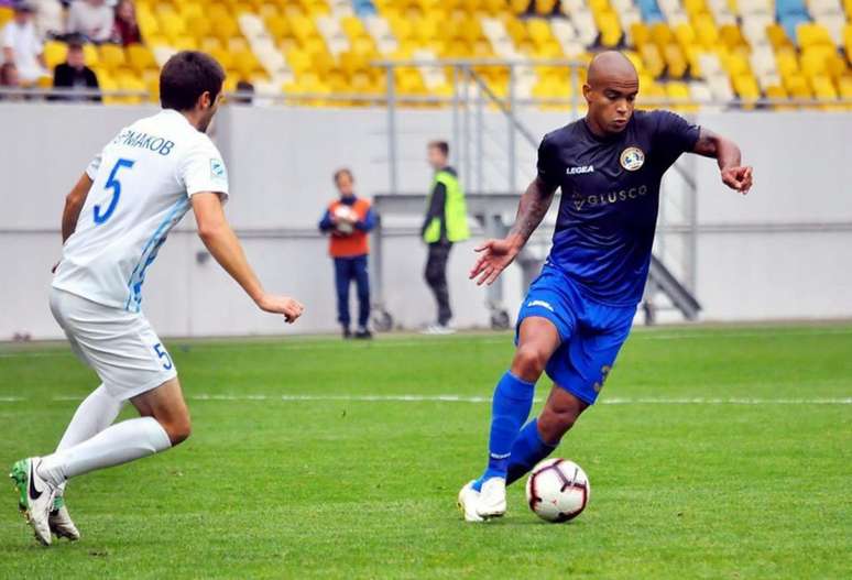 Jonatan Lima está em sua segunda temporada pelo FC Lviv e sonha permanecer na Europa (Divulgação)