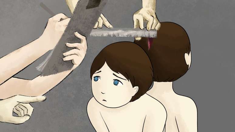 Eles examinaram e compararam as irm&atilde;s antes e depois dos experimentos