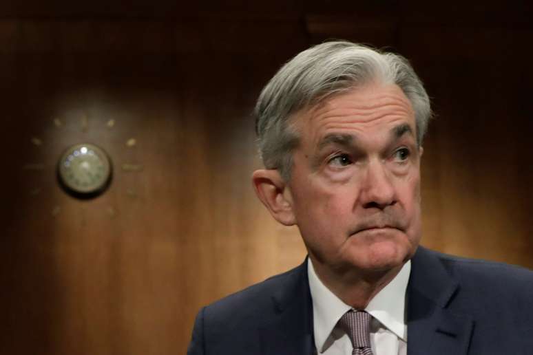 Jerome Powell, chairman do Federal Reserve 
12/02/2020
REUTERS/Yuri Gripas