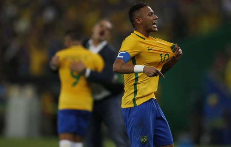 Neymar liderou o Brasil ao ouro olímpico inédito nos Jogos Rio-2016 (Foto: Ari Ferreira)