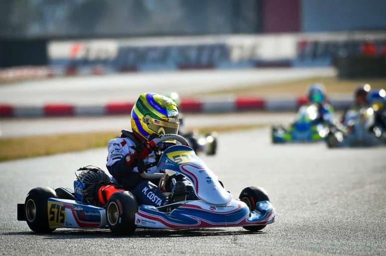 Miguel Costa é piloto da Sauber Karting Team (Divulgação/RF1)