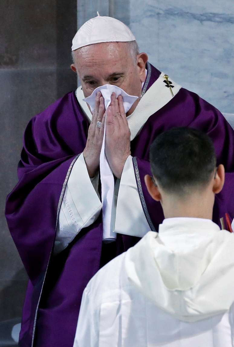 Papa Francisco em Roma na última quarta-feira