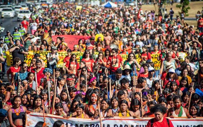 Melhoria da saúde indígena foi uma das principais reivindicações da 1ª Marcha das Mulheres Indígenas, em agosto, em Brasília