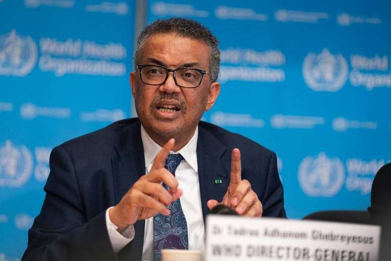 Tedros Adhanom Ghebreyesus,&nbsp;diretor-geral da Organiza&ccedil;&atilde;o Mundial da Sa&uacute;de.
