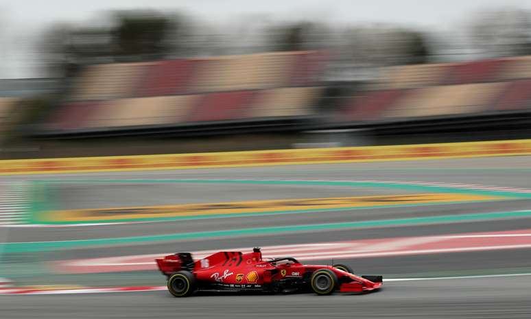 Charles Leclerc da Ferrari participa de testes em Barcelona
28/02/2020
REUTERS/Albert Gea
