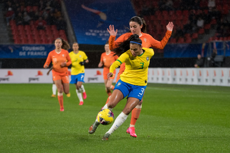 Brasil ficou no empate com a vice-campeã mundial (Foto: Divulgação/CBF)