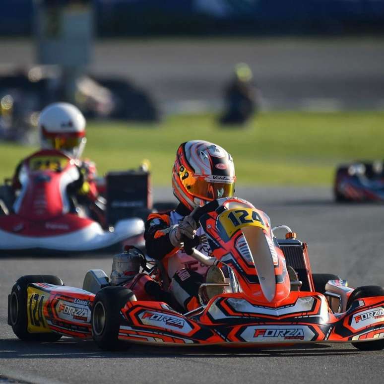 Rafael Câmara levou o Brasil ao pódio do Mundial de Kart em 2019 (Foto: Sportinphoto/RF1)