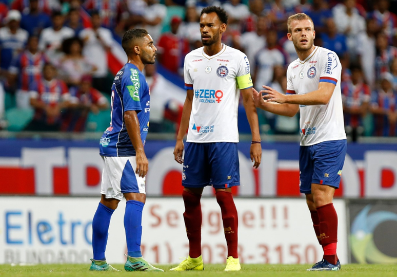 Com o time reserva, o Bahia empatou sem gols com o Doce de Mel, na Fonte Nova (Foto: Divulgação)