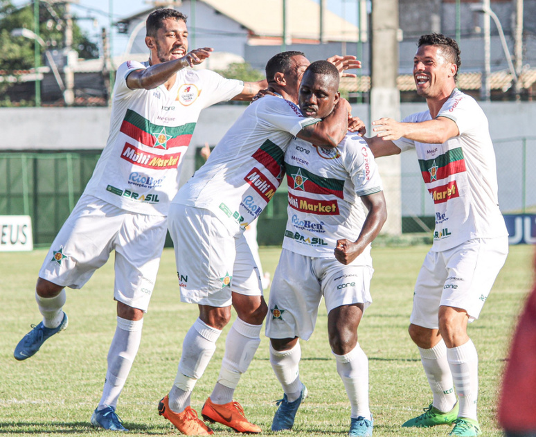 A Portuguesa-RJ goleou a Cabofriense (Foto: Divulgação)