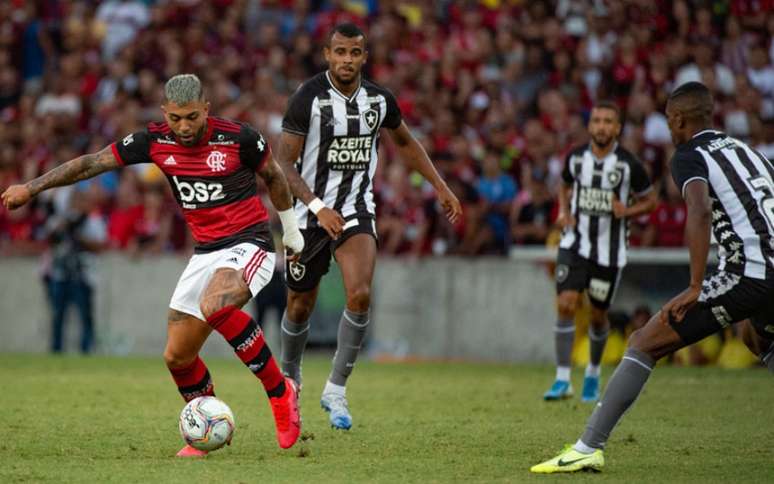 Teve gol do Gabigol e dancinha do Babu, contra o Botafogo, neste sábado (Foto: AlexandreVidal / Flamengo)
