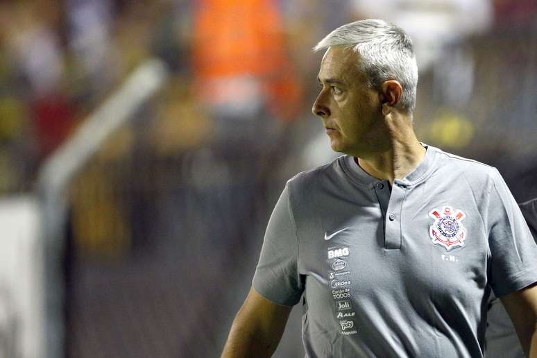  Tiago Nunes técnico do Corinthians durante partida contra o Novorizontino