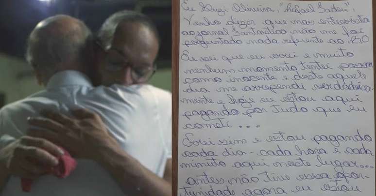 Drauzio Varella abraça Suzy Oliveira durante entrevista para o 'Fantástico'; detenta escreveu uma carta após polêmica