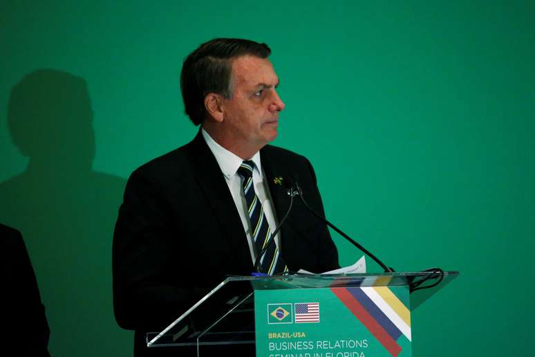 Bolsonaro discursa a empresários em Miami
09/03/2020
REUTERS/Marco Bello
