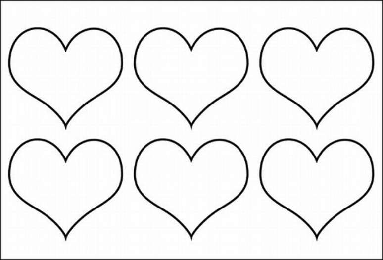 5. Molde de chaveiro de feltro em formato de cora&ccedil;&atilde;o. Fonte: Artesanato Passo a Passo