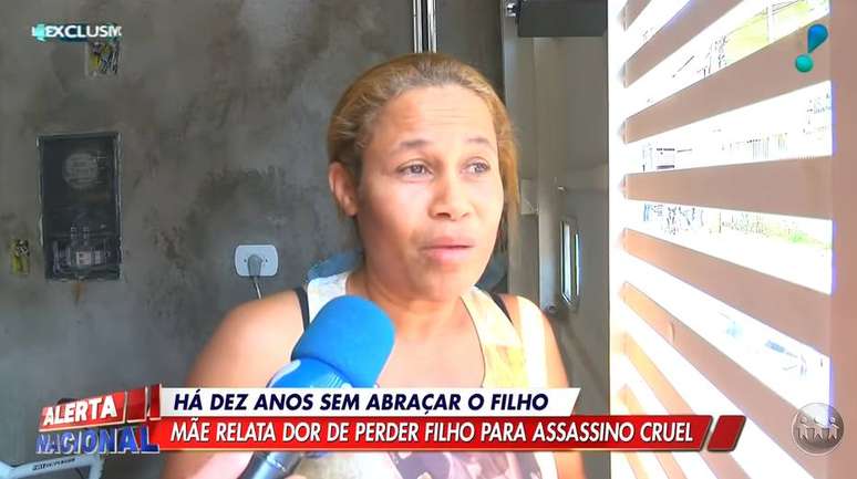 Aparecida dos Santos, mãe da criança que foi vítima de Suzy Oliveira