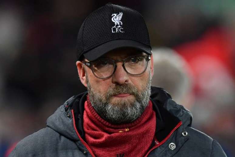 Klopp diz estar preocupado com questão de coronavírus, mas pensa no jogo contra o Atlético (PAUL ELLIS / AFP)