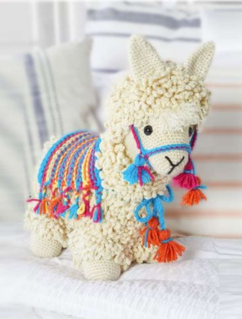 26. Esta é uma linda alpaca de amigurumi. Foto: Amigurumi Patterns