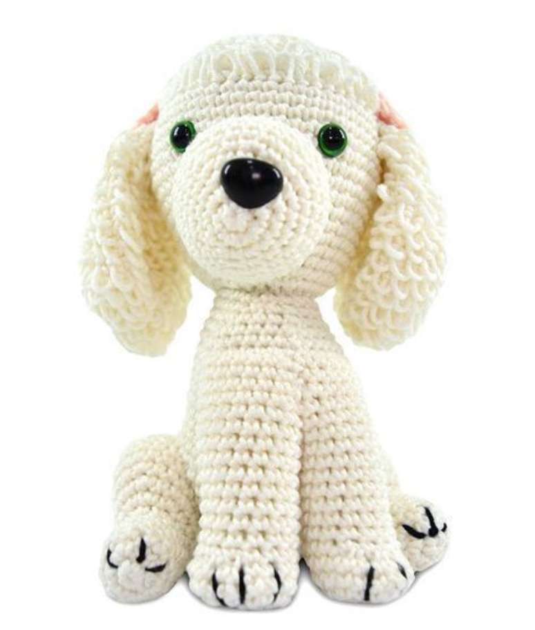 43. Cachorros de amigurumi também são populares. Foto: Ver e Fazer