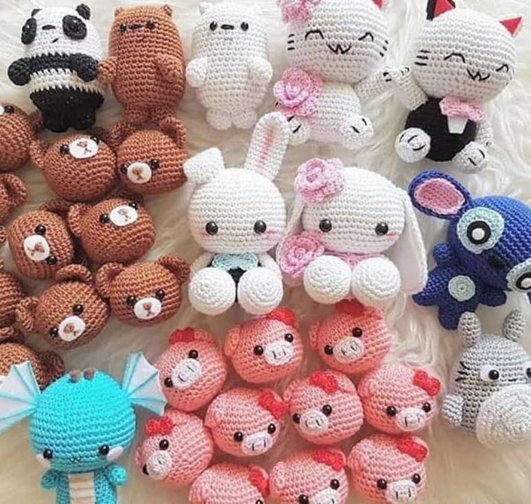 3. Os amigurumis surgiram nos anos 80 no Japão – Foto: Via Pinterest