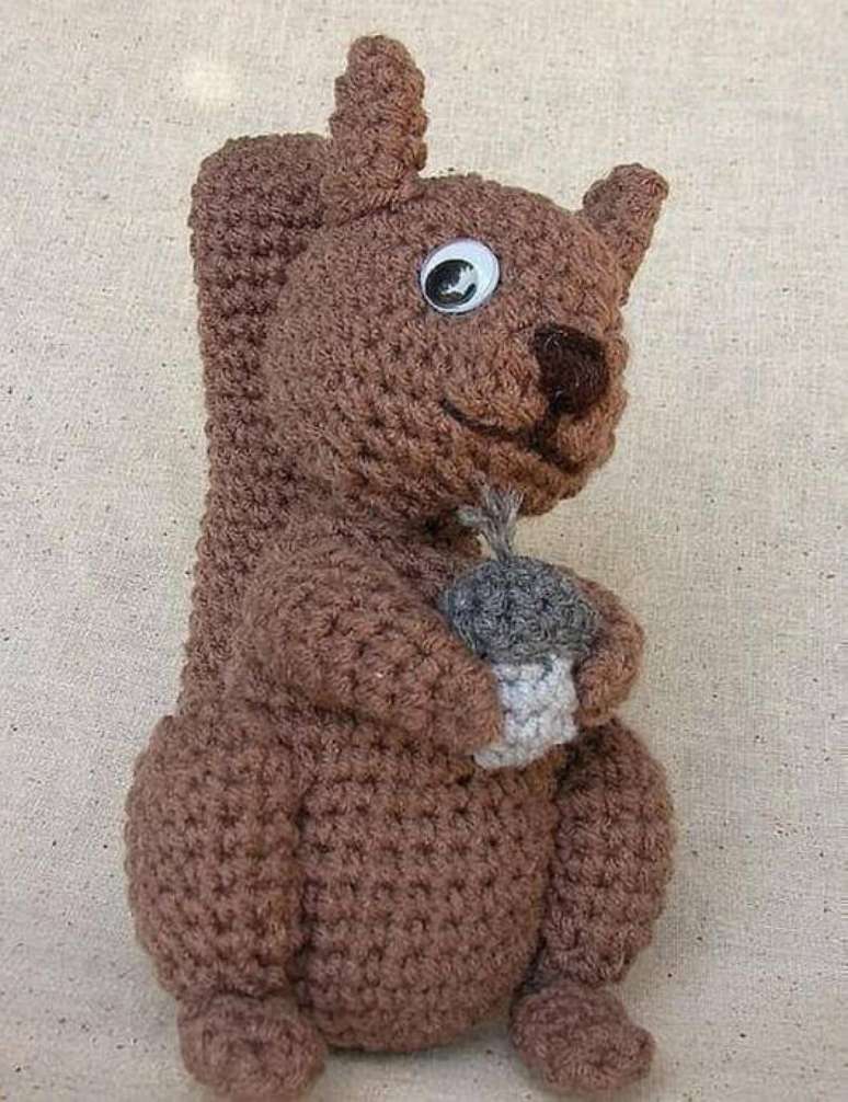 61. O amigurumi consegue reproduzir animais perfeitamente. Foto: Craftsy