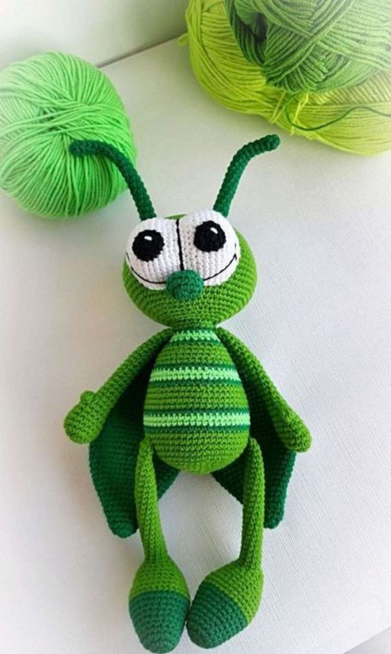 68. O amigurumi pode ser o elemento mais divertido de sua decoração. Foto: World Celebrities