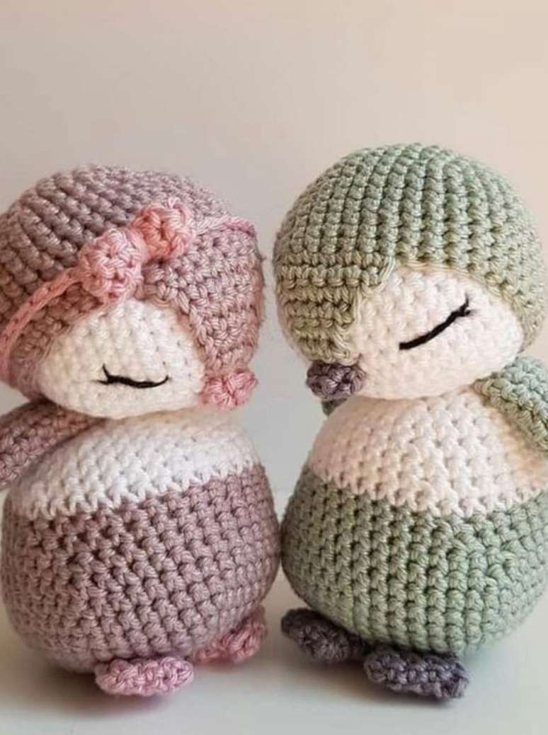 79. Vale a pena fazer um jogo de amigurumi. Foto: Crochet Criativo
