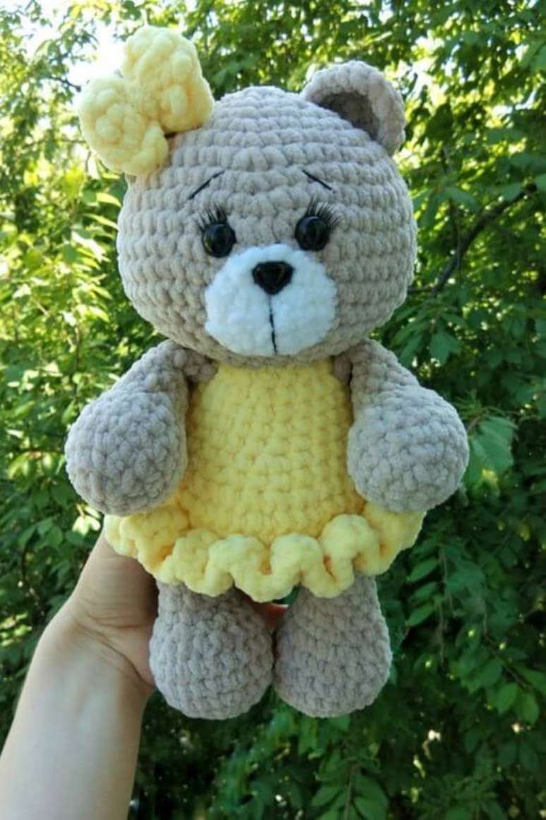 20. Peças grandes podem ser feitas com amigurumi. Foto: Amiguroom Toys