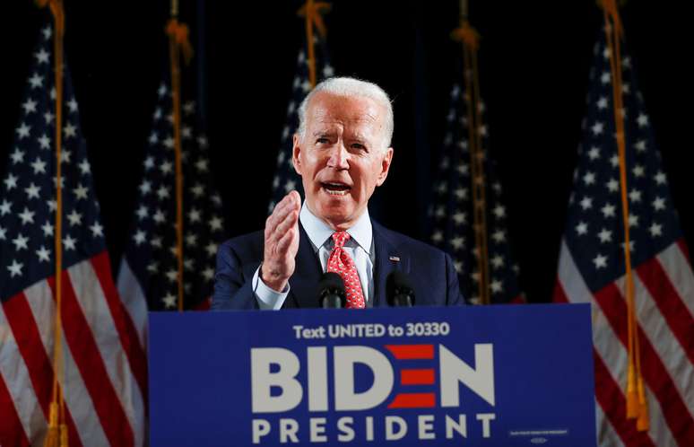 Biden fala sobre COVID-19 em evento em Wilmington, Delaware 12/3/2020 REUTERS/Carlos Barria