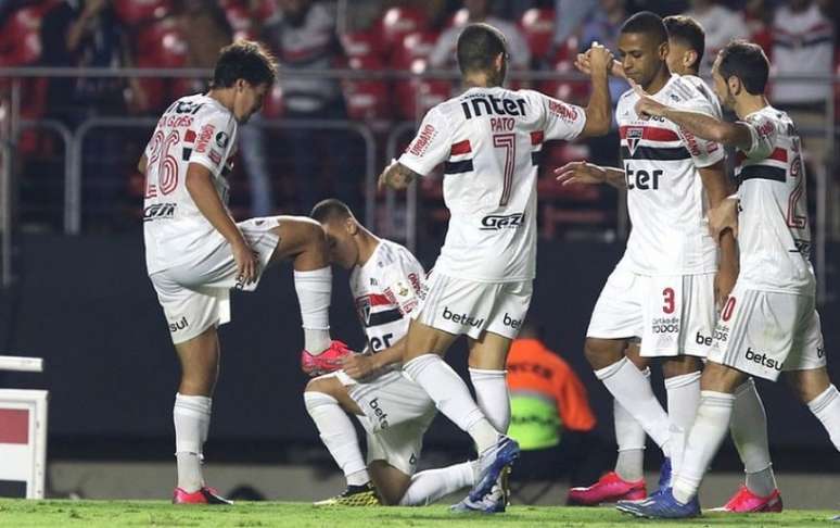 São Paulo soube concretizar as chances criadas contra a LDU, no Morumbi (Foto: Rubens Chiri/saopaulofc.net)