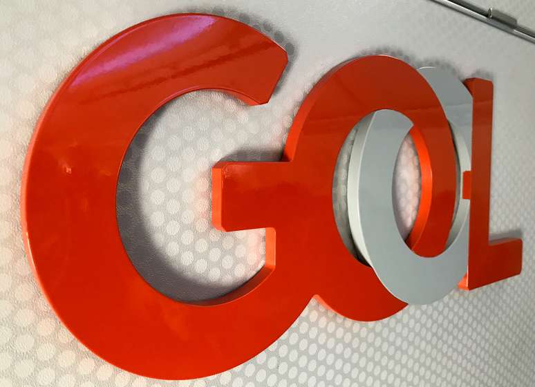 Logotipo da companhia a&eacute;rea Gol. 23/11/2018. REUTERS/Paulo Whitaker 