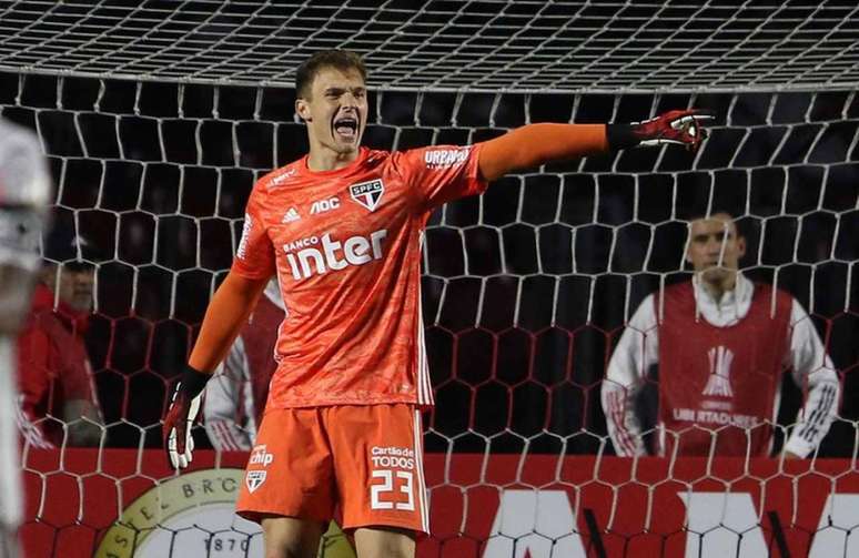 Jogo contra a LDU foi o segundo de Perri pelo São Paulo (FOTO: Rubens Chiri/saopaulofc.net)