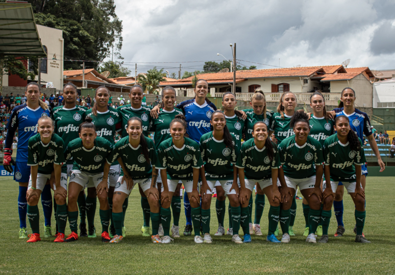 Palmeiras venceu o Choque-Rainha por 2 a 1 (Foto: Divulgação/Palmeiras)