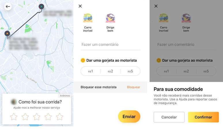 99 lança ferramenta para bloquear motoristas e passageiros 