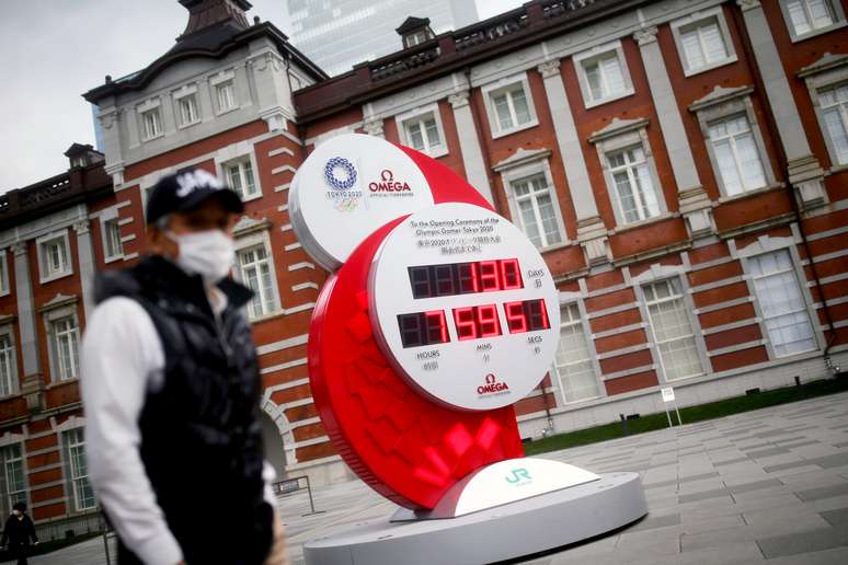 Relógio com contagem regressiva para os Jogos de 2020 em Tóquio
16/03/2020
REUTERS/Edgard Garrido