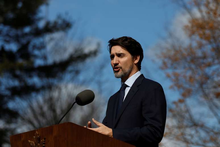 Primeiro-ministro do Canad&aacute;, Justin Trudeau 
13/03/2020
REUTERS/Blair Gable
