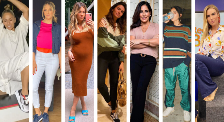 Famosas com look para home office (Foto: Reprodu&ccedil;&atilde;o/Instagram/@giovannaantonelli)