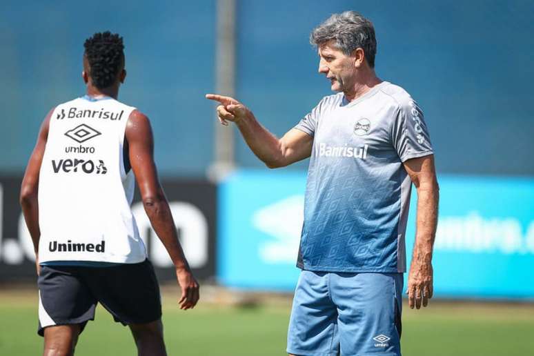 Atitude de Renato se mostra bastante incoerente (Foto: Lucas Uebel/Grêmio FBPA)