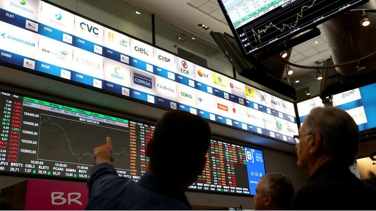 Desde o in&iacute;cio da crise, &iacute;ndice Ibovespa caiu de 131 mil para 66 mil pontos