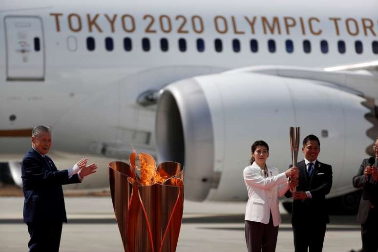 Chegada da chama olímpica ao Japão para os Jogos de Tóquio
20/03/2020
REUTERS/Issei Kato