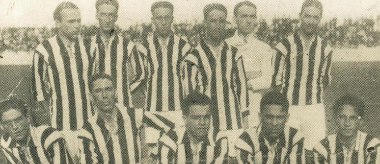 Time do Santos do Campeonato Paulista de 1918 (Foto: Divulgação/Santos)