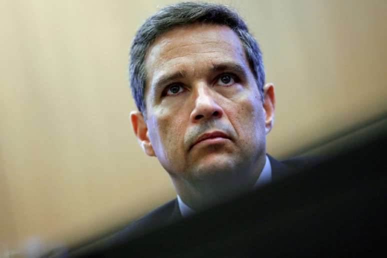 Presidente do Banco Central, Roberto Campos Neto, participa de entrevista coletiva na sede do Banco Central em Bras&iacute;lia
09/01/2020
REUTERS/Adriano Machado