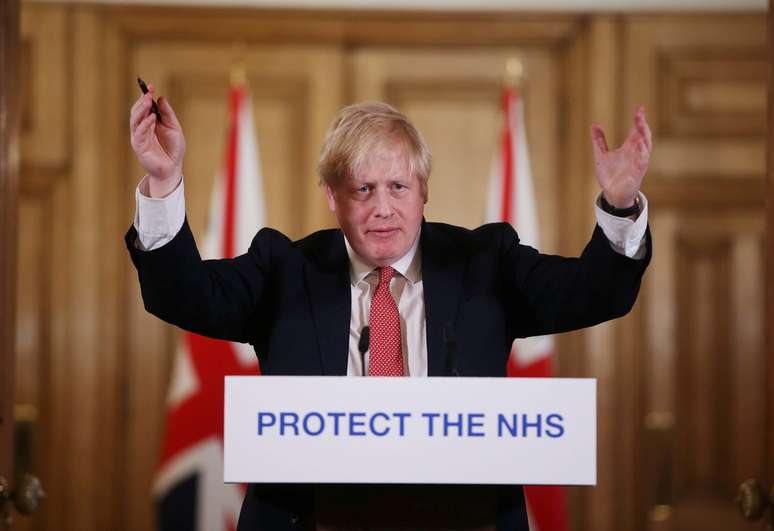 Premi&ecirc; brit&acirc;nico, Boris Johnson
22/03/2020
Ian Vogler/Pool via REUTERS