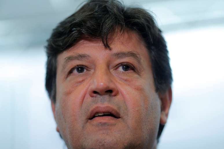 Brazil's Minister of Health, Luiz Henrique Mandetta looks on during a news conference in Brasilia, Brazil February 26, 2020. REUTERS/Adriano Machado