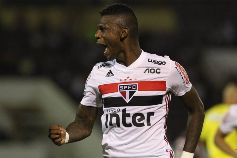 Arboleda tem aproveitado nova chance no São Paulo (Foto: Divulgação/Rubens Chiri)