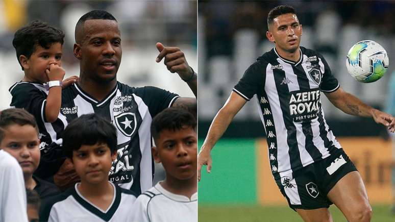Guilherme e Danilo têm números parecidos em 2020 (Fotos: Vítor Silva/Botafogo)