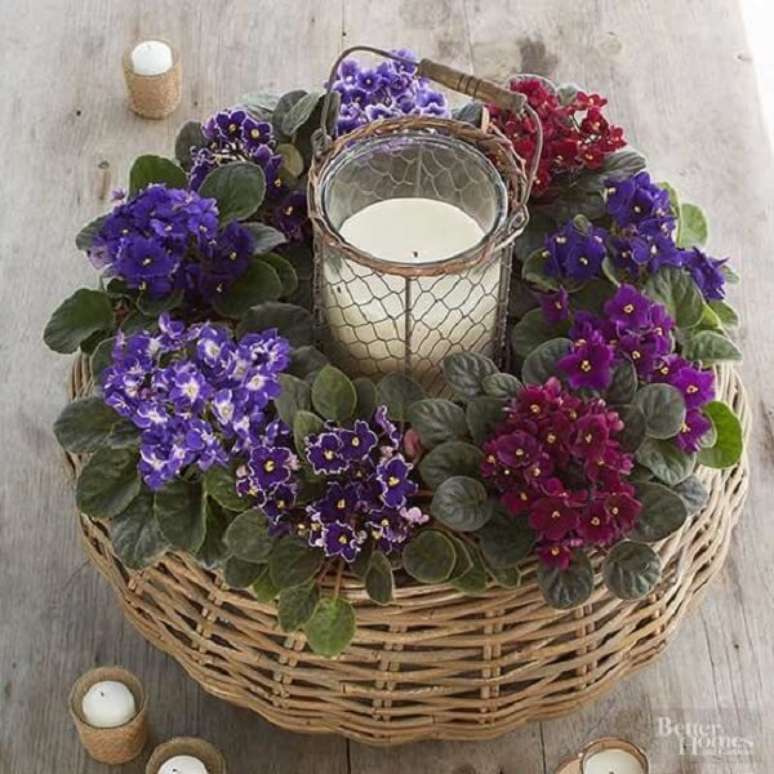 32- Decore a casa com violetas. Fonte: Pinterest